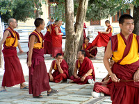 monks and indians